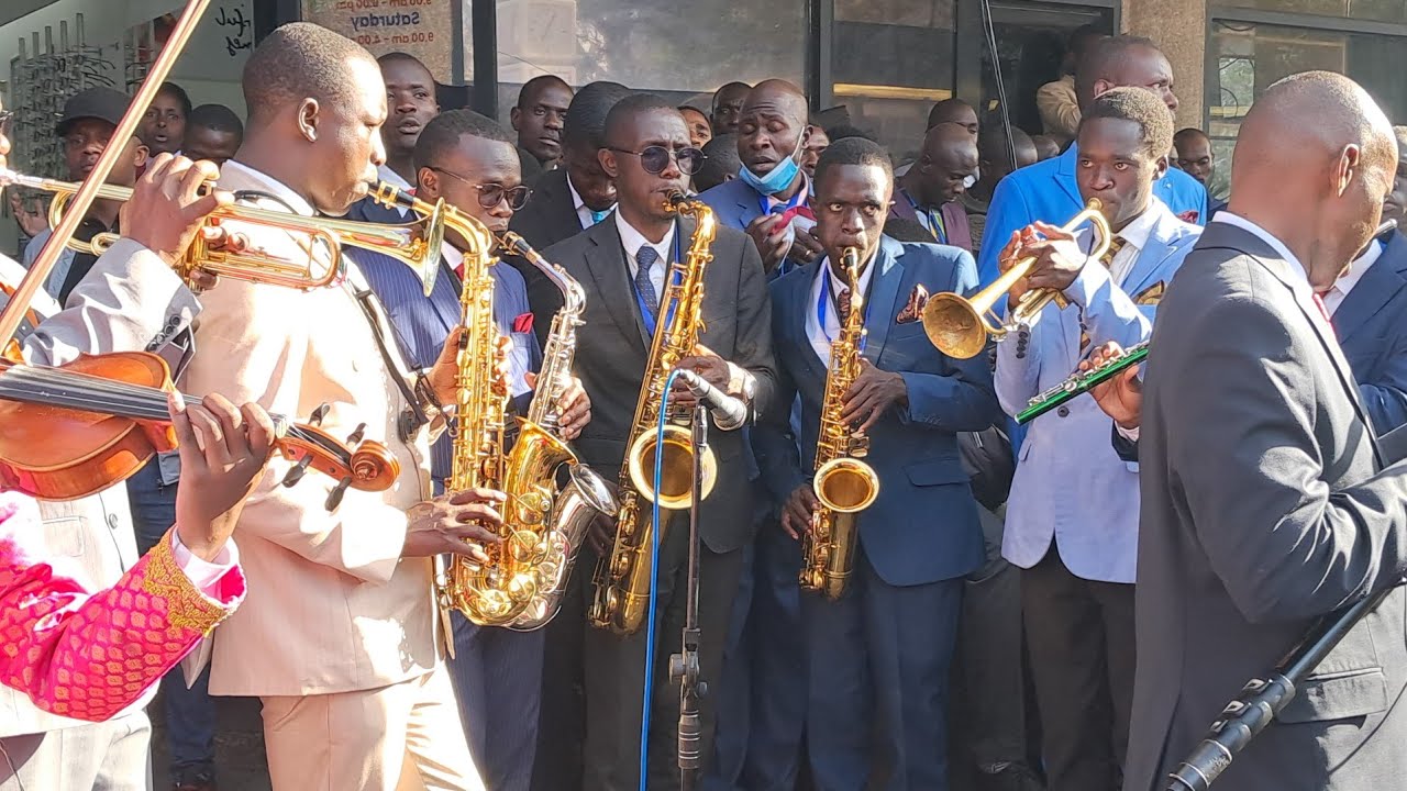 WOW! Watch Talented Prophet Owuor Choir Plays Violin & Trumpet