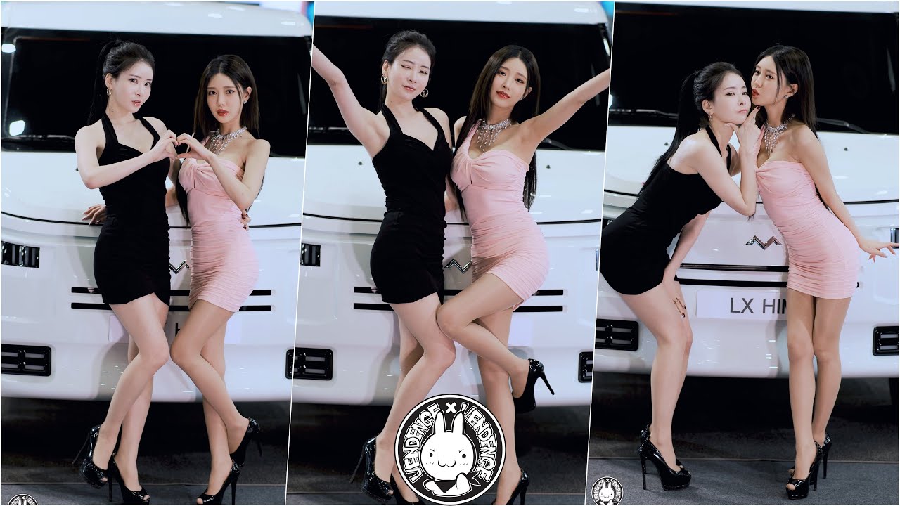[4K] 230407 레이싱모델 김라영 이시아 직캠 '귀여운 장난꾸러기들(알파모터스)' Kim Rayoung Lee Sia Fancam @2023 서울모빌리티쇼  By 벤뎅이