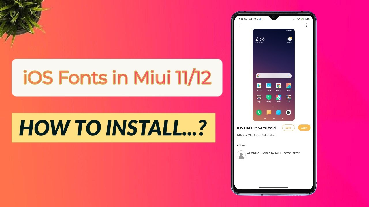 [Miui 12] How to install iOS Fonts in Miui 11/12 [Semi Bold]...? 🔥