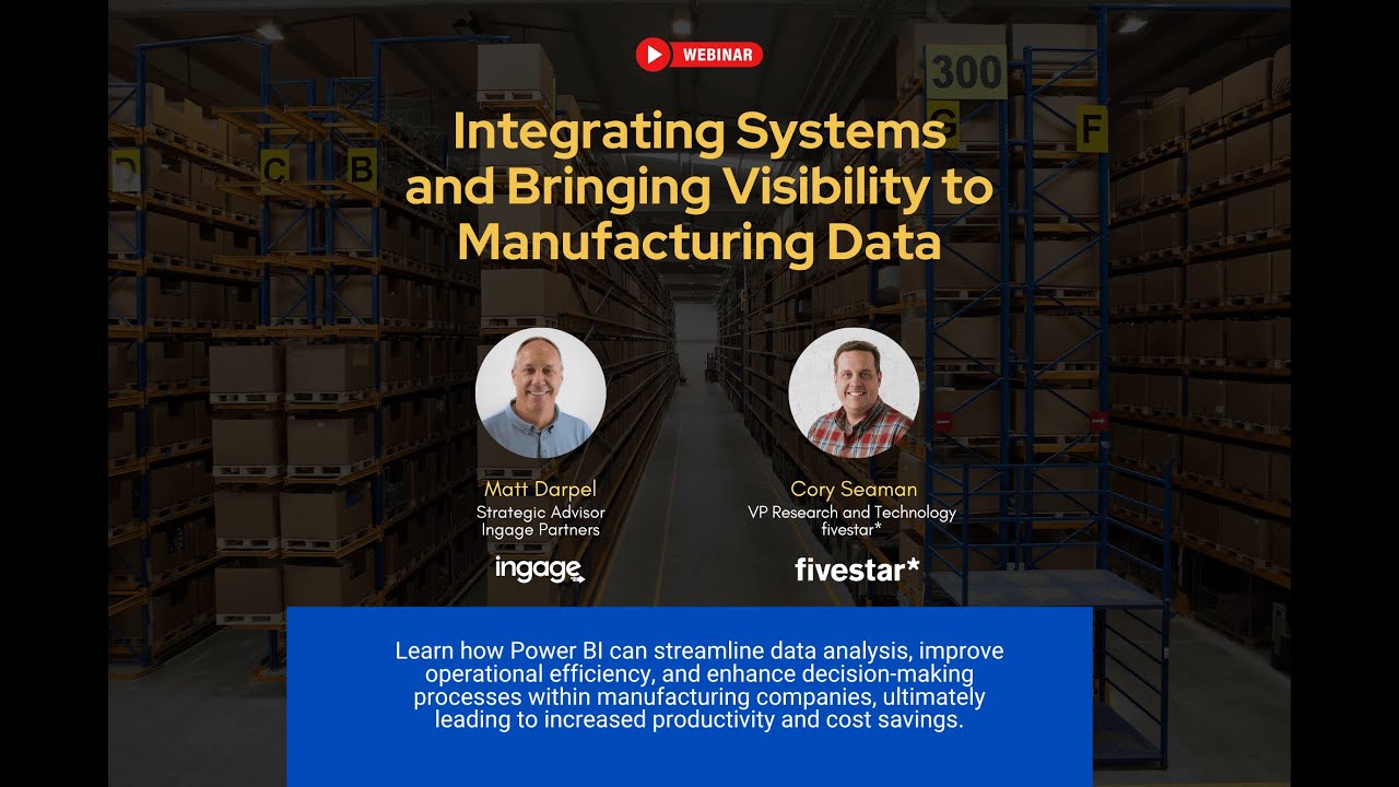 Webinar: System Integration and Data Visibility