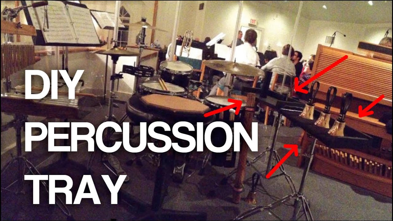 How To Make a Percussion Tray/Trap Table