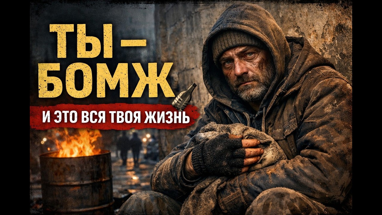 ТЫ — БОМЖ (И ЭТО ВСЯ ТВОЯ ЖИЗНЬ) | Жёсткая история, которая может случиться с каждым
