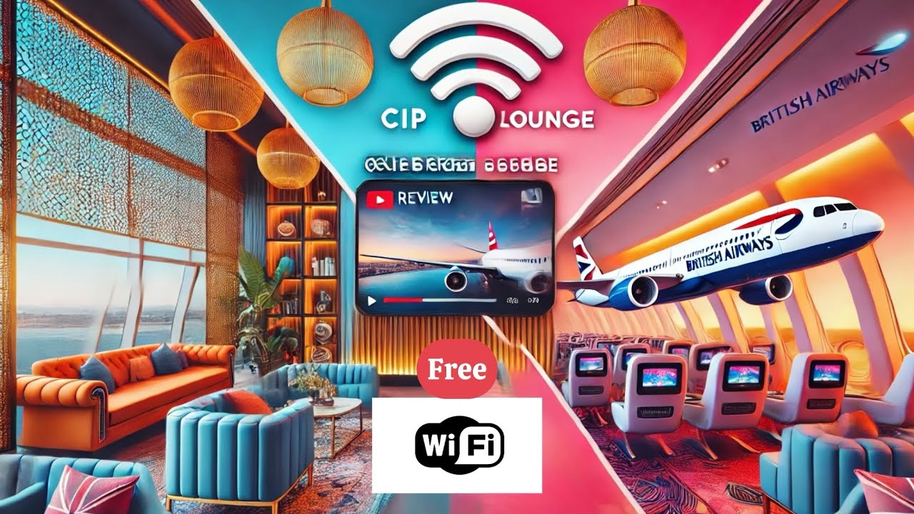 “Is Islamabad CIP Lounge Worth It? + Free Wi-Fi on British Airways Review” | Islamabad to London |