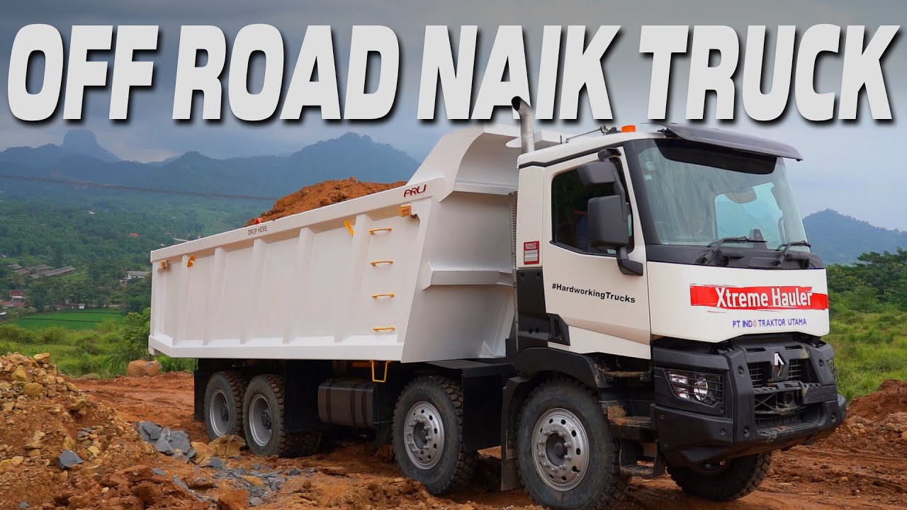 OFF ROAD NAIK TRUK TAMBANG RENAULT TRUCKS 8x4