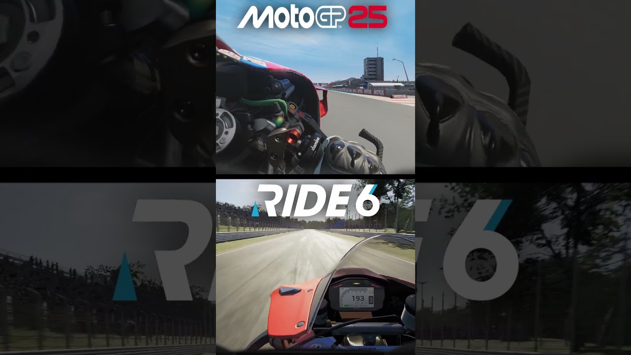 MotoGP 25 vs RIDE 6 - WHEELIE Comparison #2