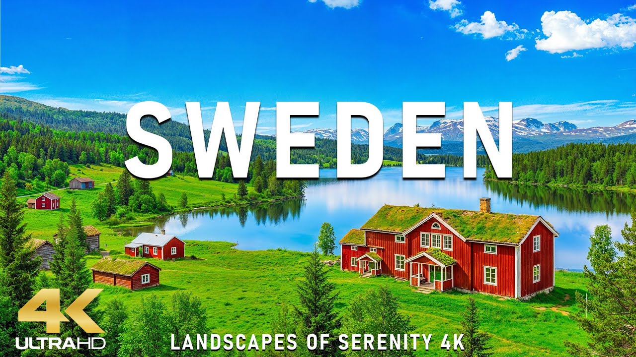 Sweden 4K | Nordic Stillness – Endless Forests, Glassy Lakes & Soft Northern Light
