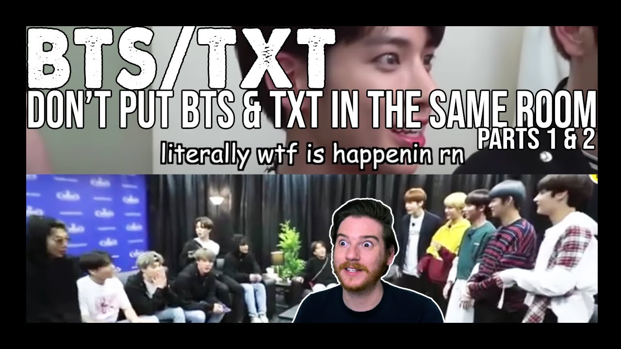 BTS/TXT: не сажайте BTS и TXT в одну комнату (ч. 1 и 2!) РЕАКЦИЯ! [План развития BTS] 💜