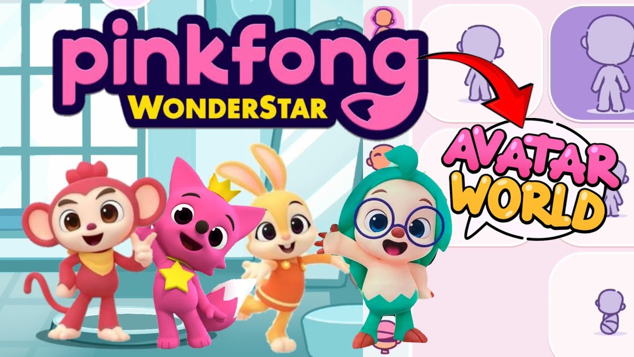 WOW ✅ HOW TO MAKE PINKFONG WONDERSTAR Pinkfong Hogi Jeni Poki IN PAZU AVATAR WORLD #avatarworld