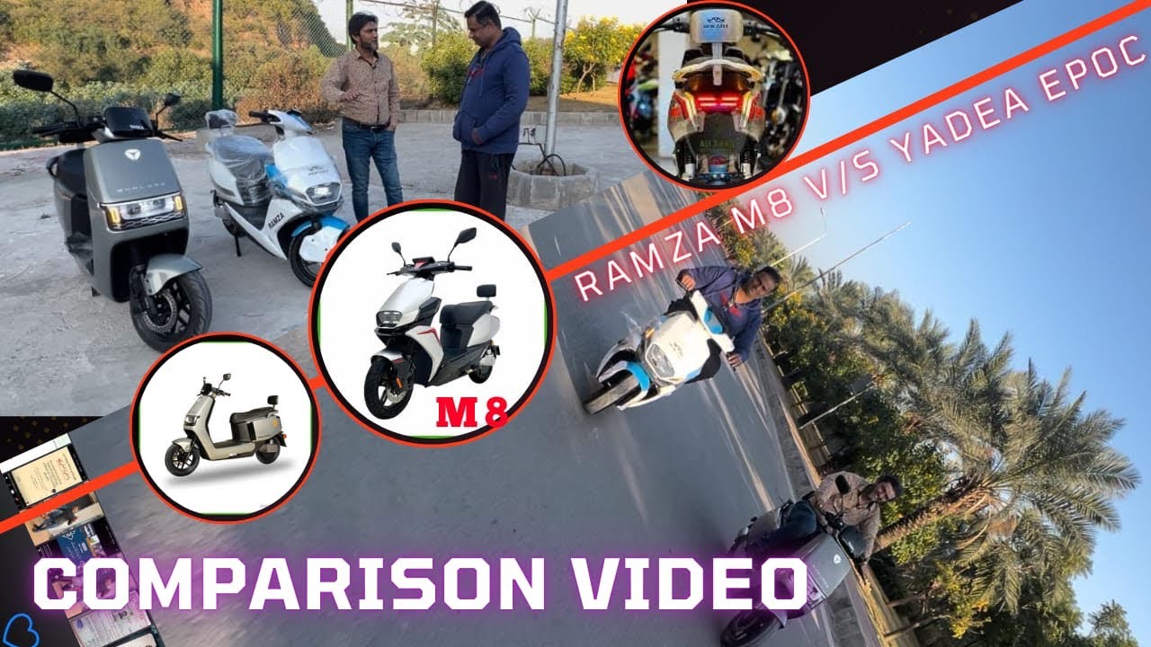 Yadea Epoch Vs Ramza M8🛫  Drive Test and Detailed COMPARISON VIDEO