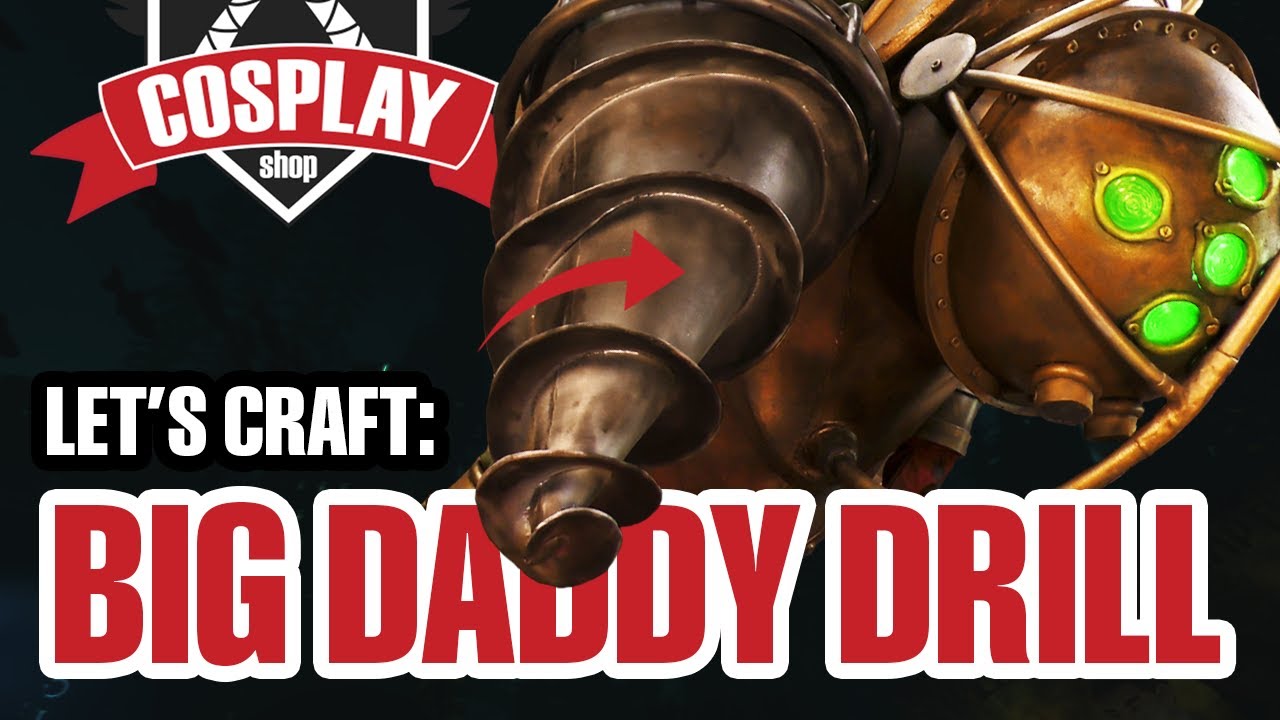 Создание вращающейся дрели Big Daddy (BioShock Cosplay)