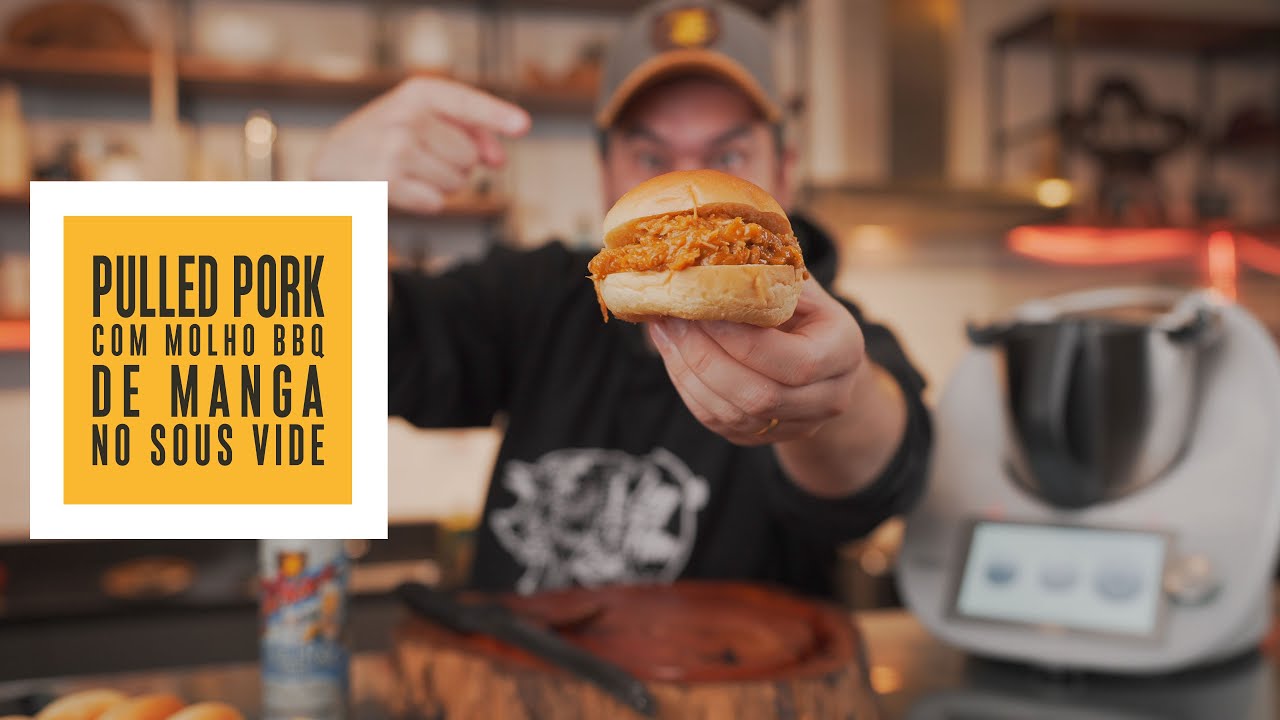 O melhor lanchinho de Festa de Criança pra ADULTO! Pulled Pork com molho BBQ de Manga | Só Vide 