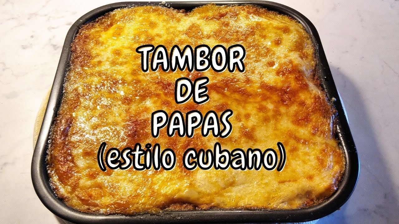El mejor TAMBOR de PAPAS estilo cubano. Heidi's Channel