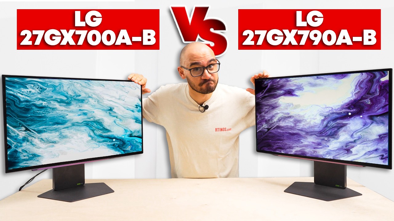 LG 27GX700A-B против LG 27GX790A-B: Новый RGB Tandem OLED ярче!