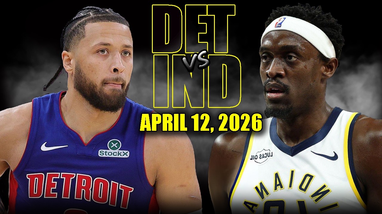 Detroit Pistons vs Indiana Pacers Full Game Highlights &ndash; April 12, 2026 | NBA Season