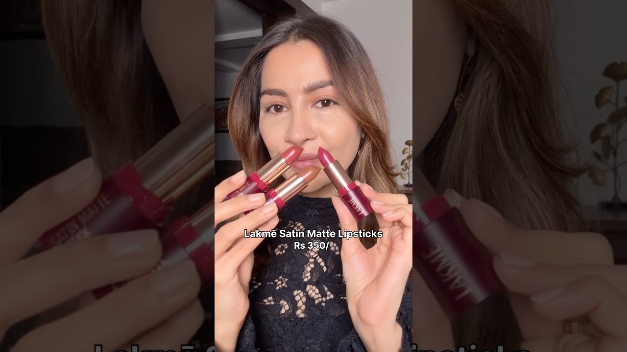 💄Money-Saver Alert: Best Matte Lipsticks for Indian Skin! ft. @batulmansoor | @ILoveLakme #shorts