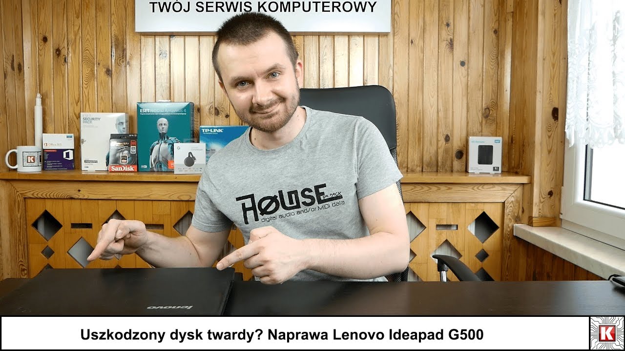 Uszkodzony dysk twardy? Naprawa Lenovo Ideapad G500
