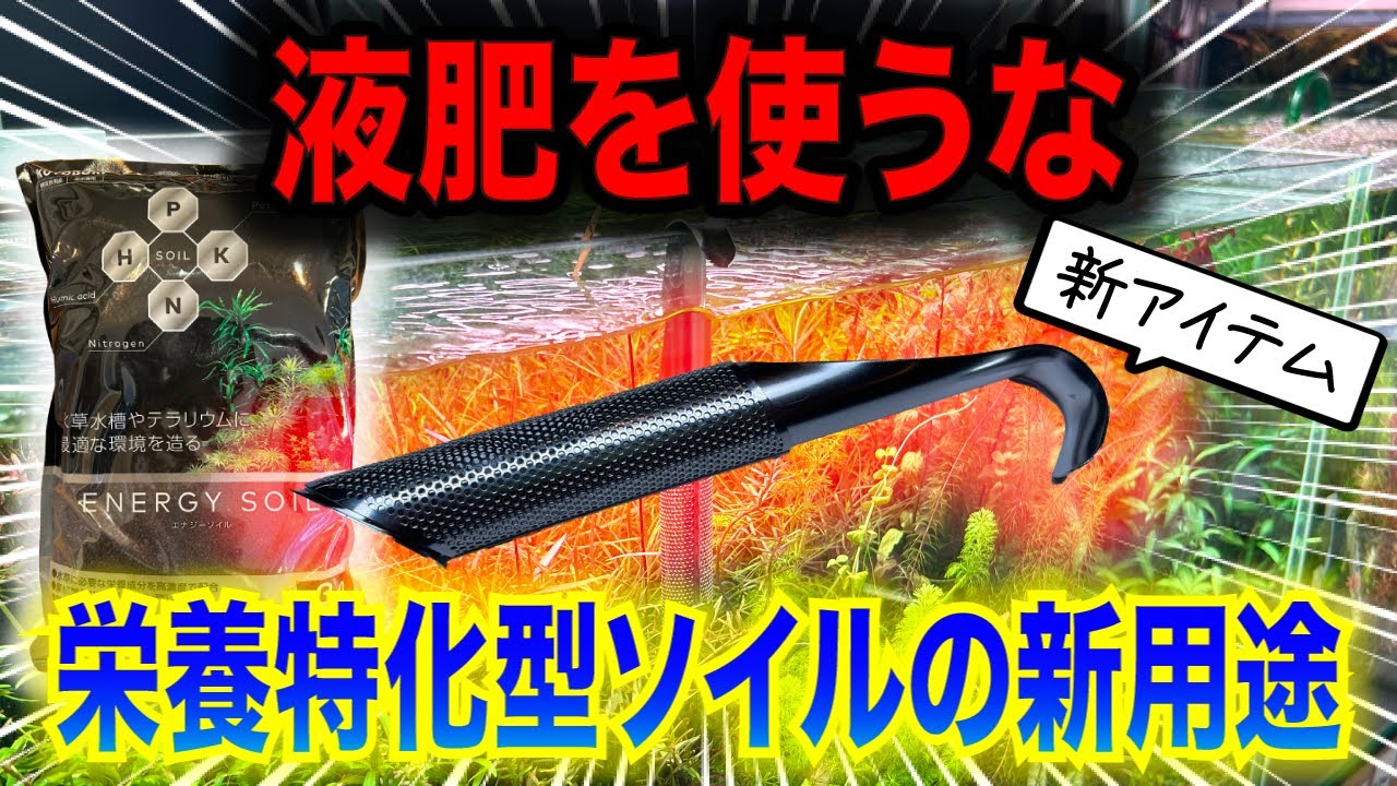 ソイルから液肥が出てくる！オススメの使い方と驚異の効果！アクアリウムin地球75
