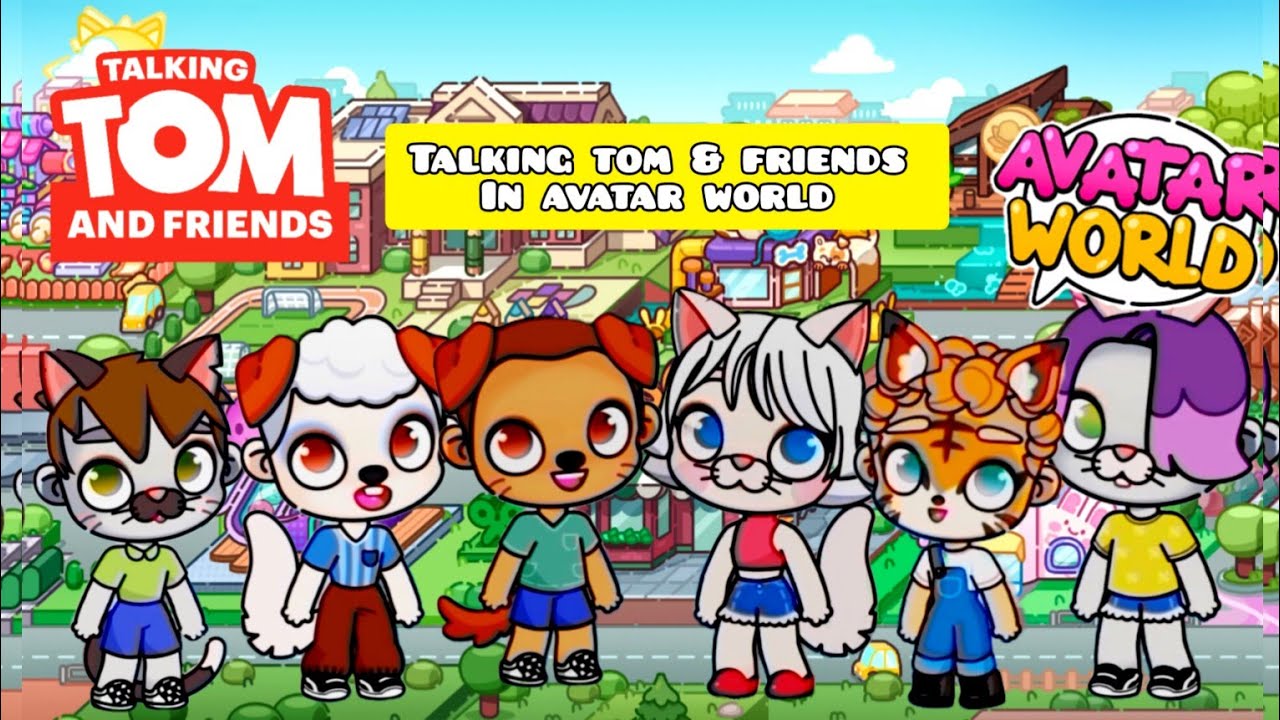 HOW TO MAKE TALKING TOM AND FRIENDS IN AVATAR WORLD #TALKINGTOM #TALKINGANGELA #pazu  #AVATARWORLD