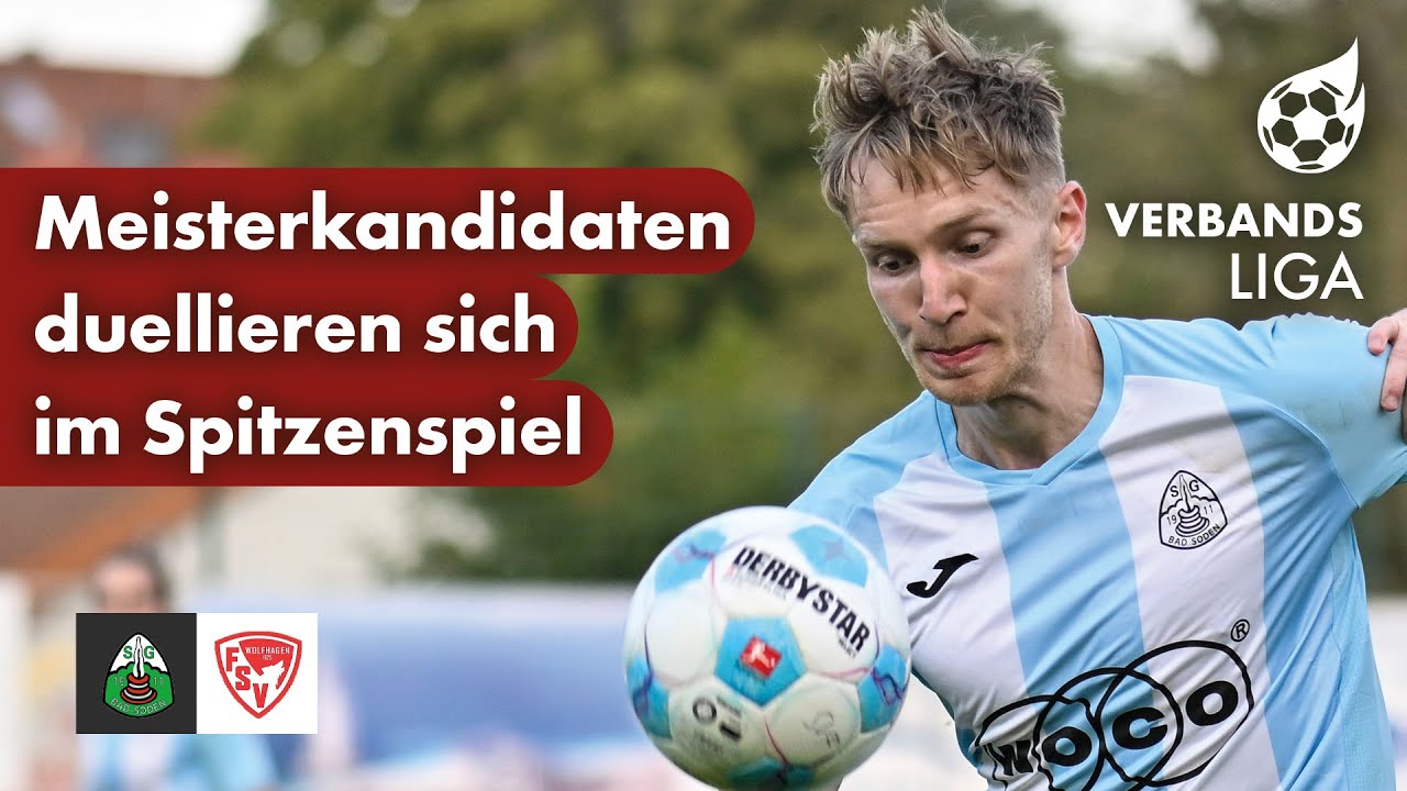 Packendes Verbandsliga-Topspiel | SG Bad Soden vs. FSV Wolfhagen | Fu&szlig;ball-Highlights