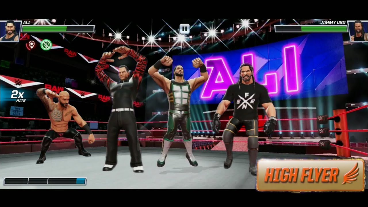 ALL HIGH FLYER SIGNATURE & FINISHERS MOVES WWE MAYHEM GAME BY BACXER GAMING