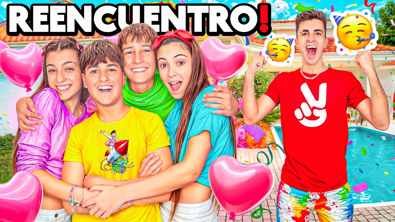 REENCUENTRO DE MIS HIJAS CON MI HERMANO Y SU NOVIO *muy romantico*