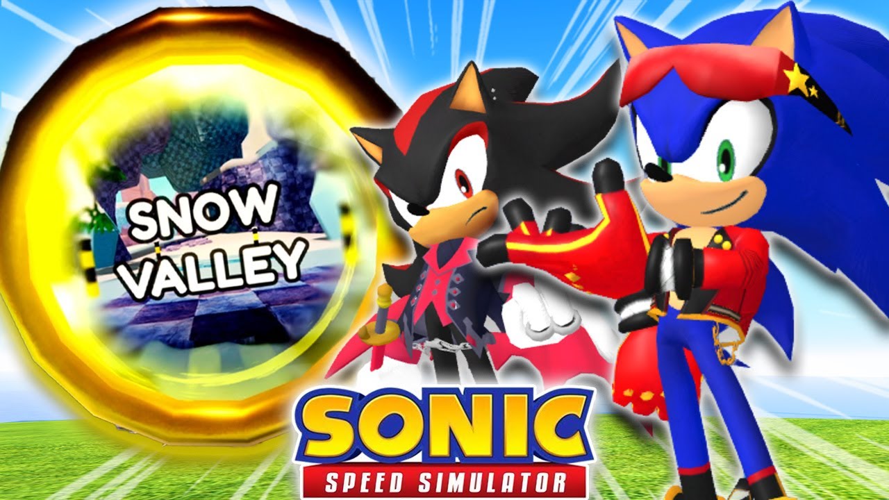 Rockstar Sonic & Shadow Update in Sonic Speed Simulator!