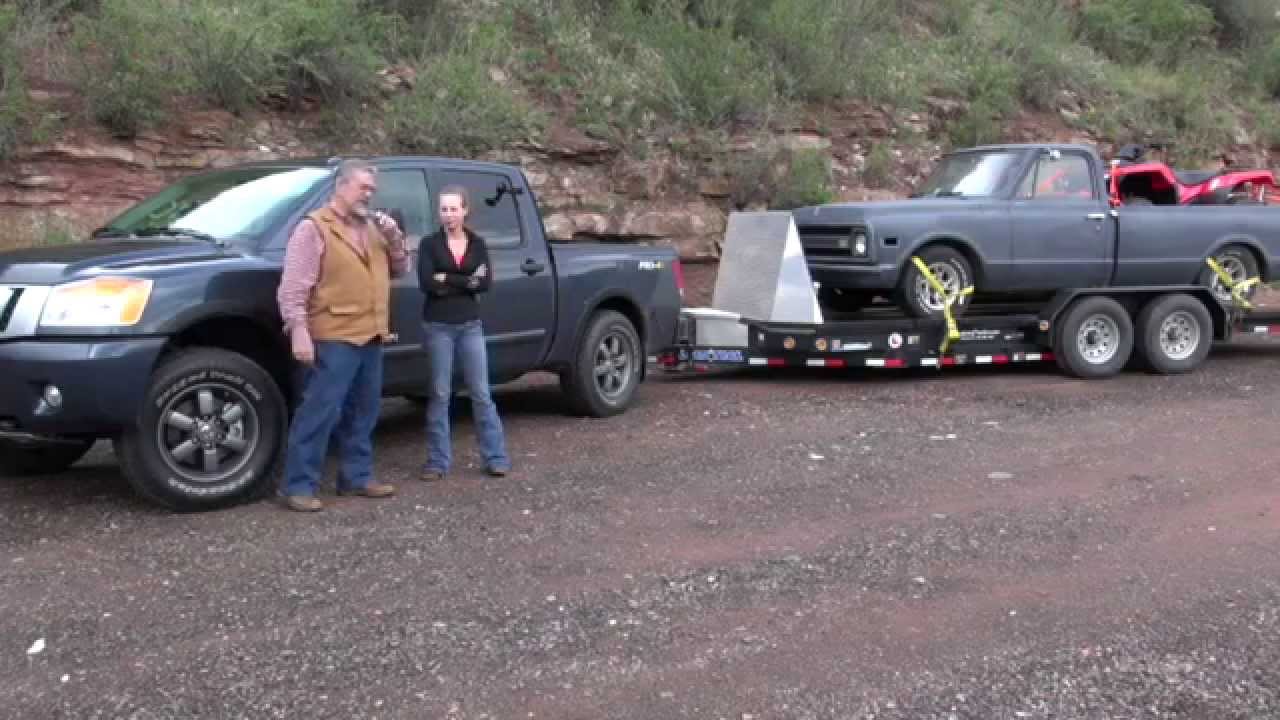 Обзор Nissan Titan 2015 года с буксировкой прицепов, почувствуйте разницу до 2016 года XD