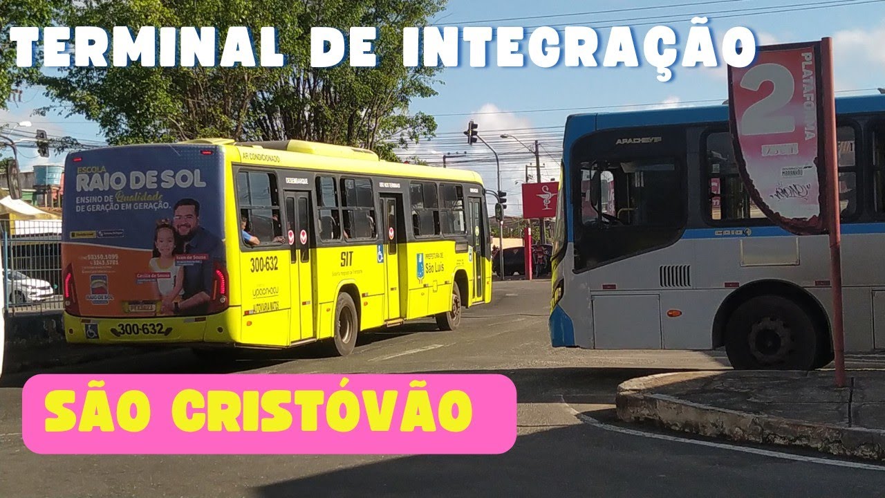 Movimentação De Ônibus No Terminal de Integração São Cristóvão /São Luís Maranhão