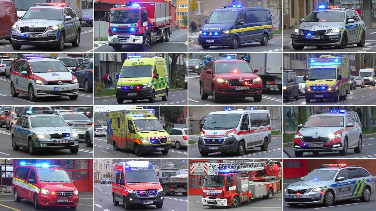 Záchranná Služba, Hasiči a Policie Praha naléhavě v Praha - Emergency Service Responding in Prague!