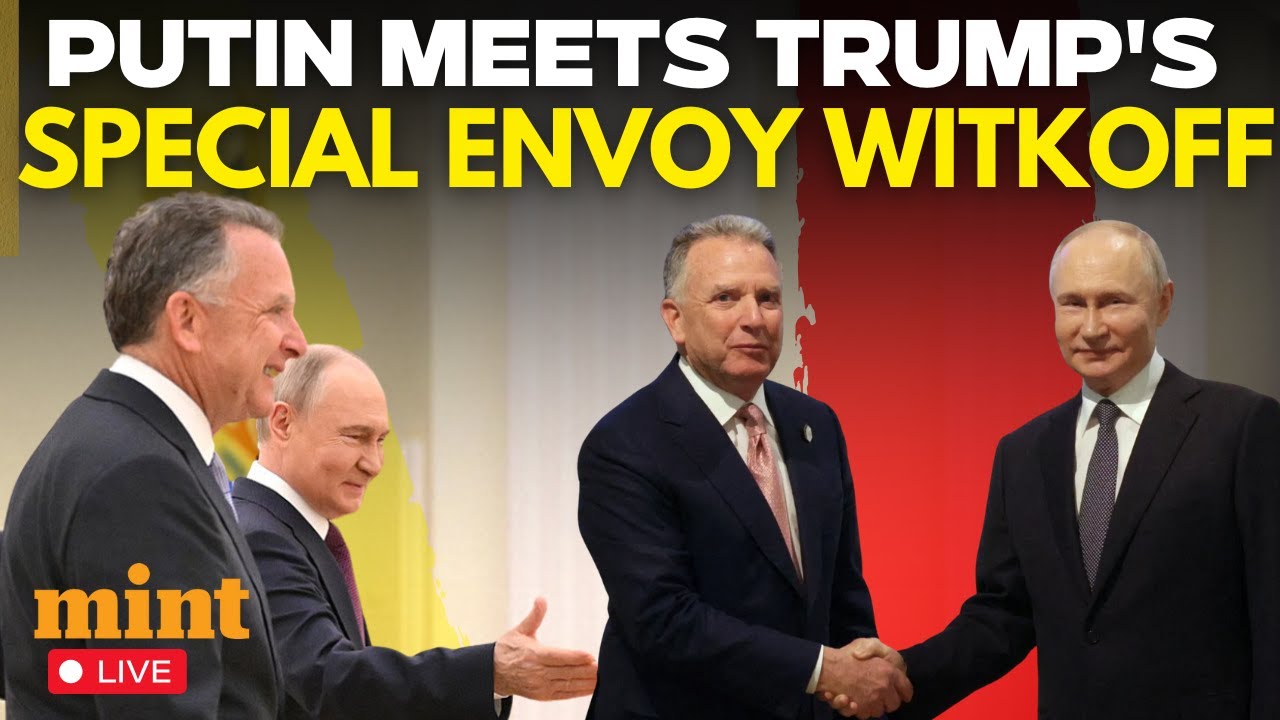Ukraine Peace Talks Updates Live | Russian President Putin Meets Steve Witkoff in Moscow | Trump