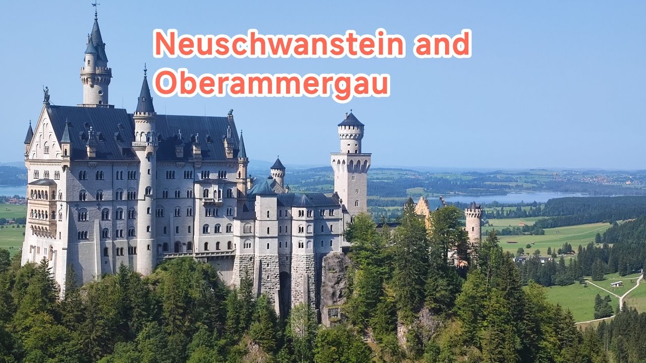 Neuschwanstein, Oberammergau,Rosenhaim.
