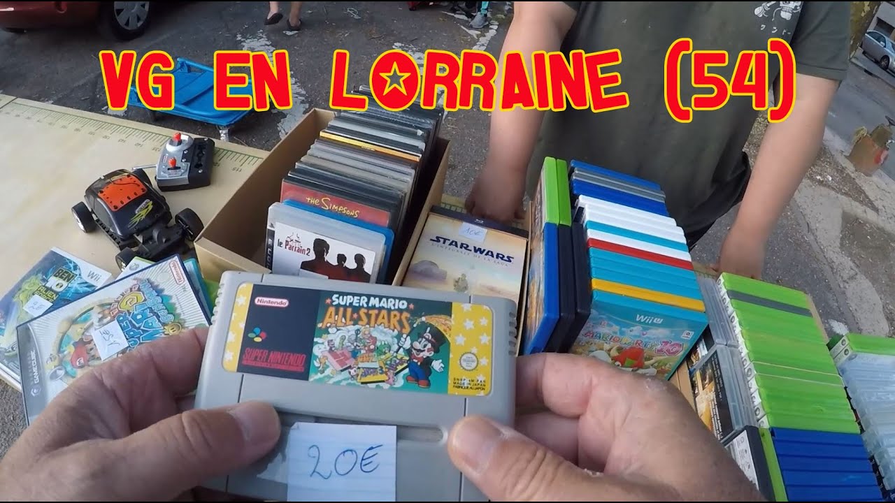 #50  Live Vide Grenier en lorraine (54) le 13 juin 2025 - SNES - WII - Gamecube Etc .....