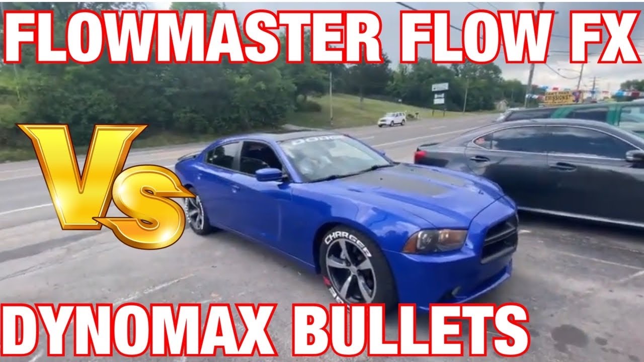 Dodge Charger 5.7 HEMI:FLOWMASTER FLOW FX VS DYNOMAX RACE BULLETS!
