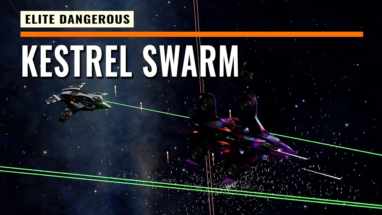 Kestrel Swarm vs. 1 High Intensity CZ | Elite Dangerous