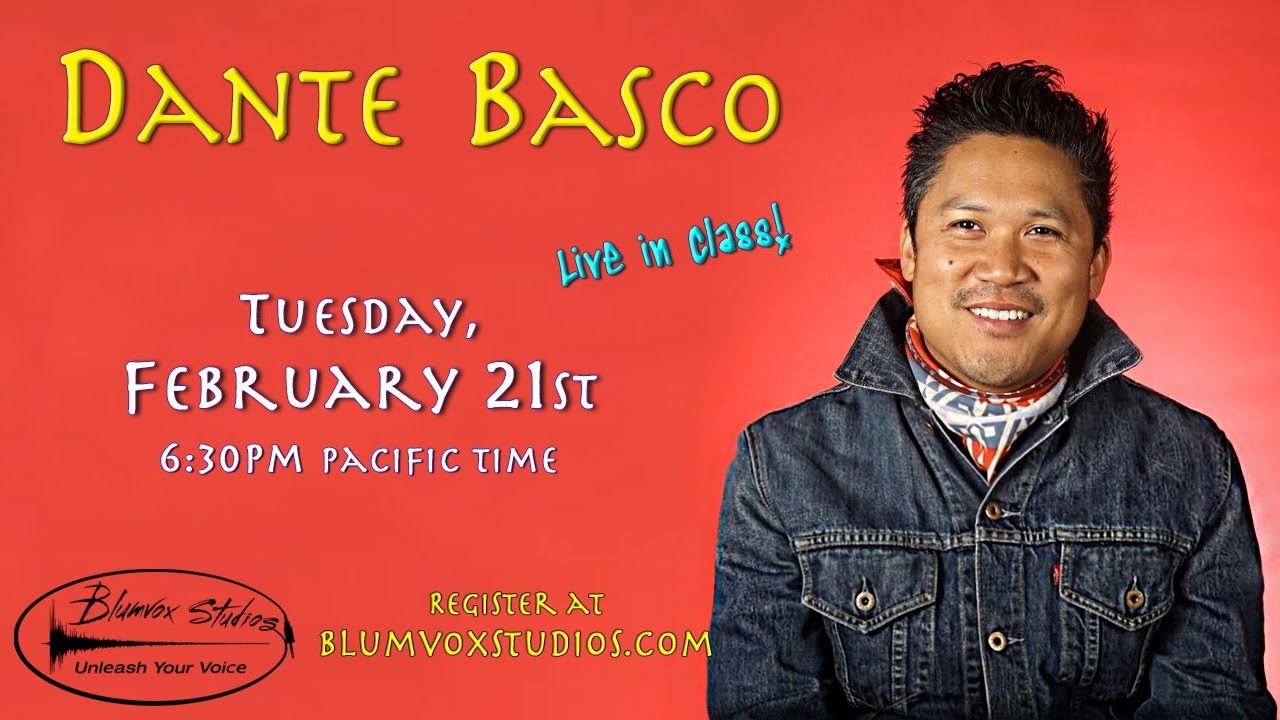 Dante Basco at Blumvox Studios! - Tuesday February 21st, 2023