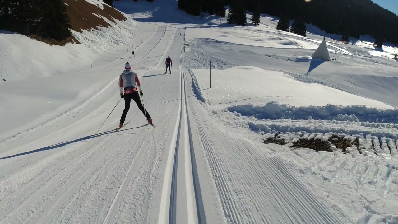 Langlauf in Lenzerheide am  18. Dezember 2021