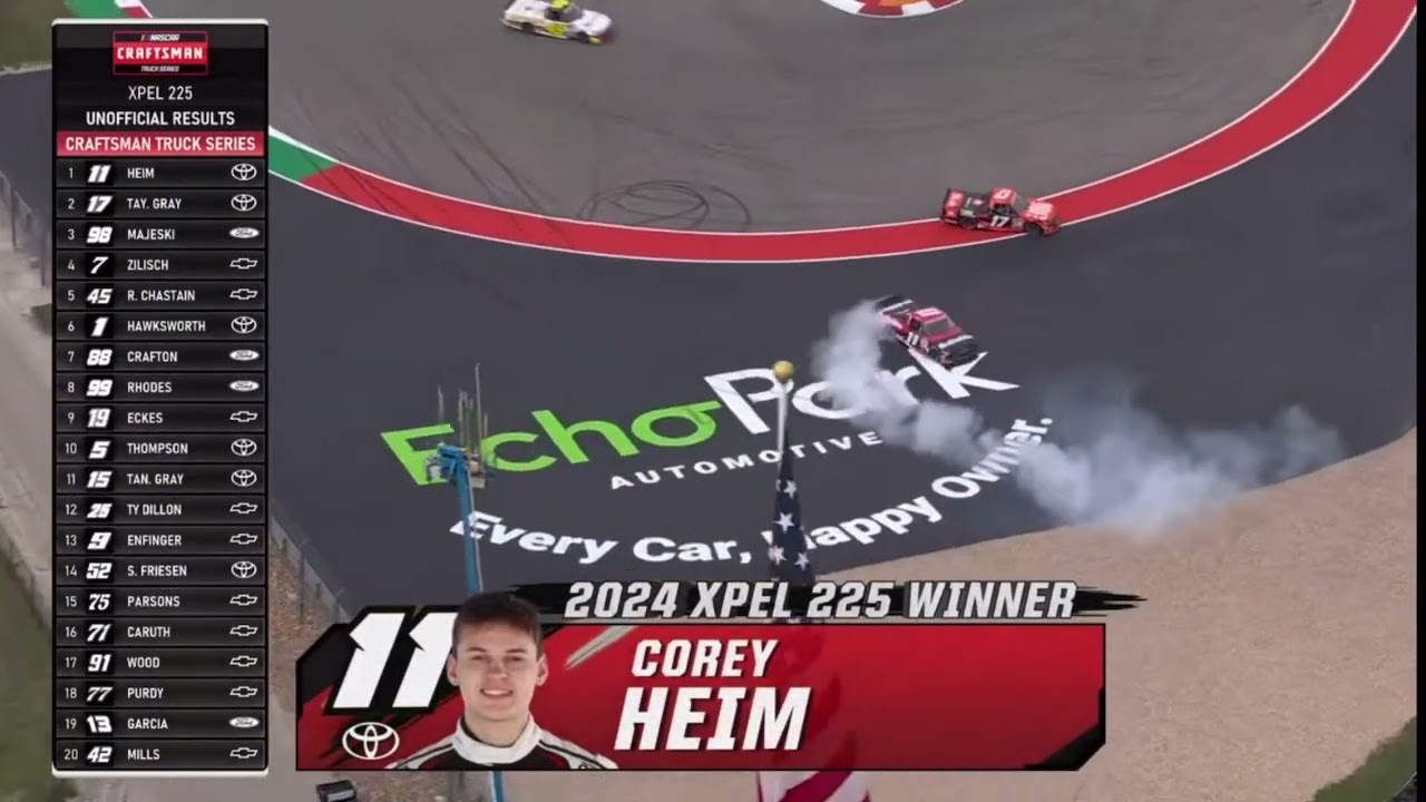 Every Corey Heim win in 2024