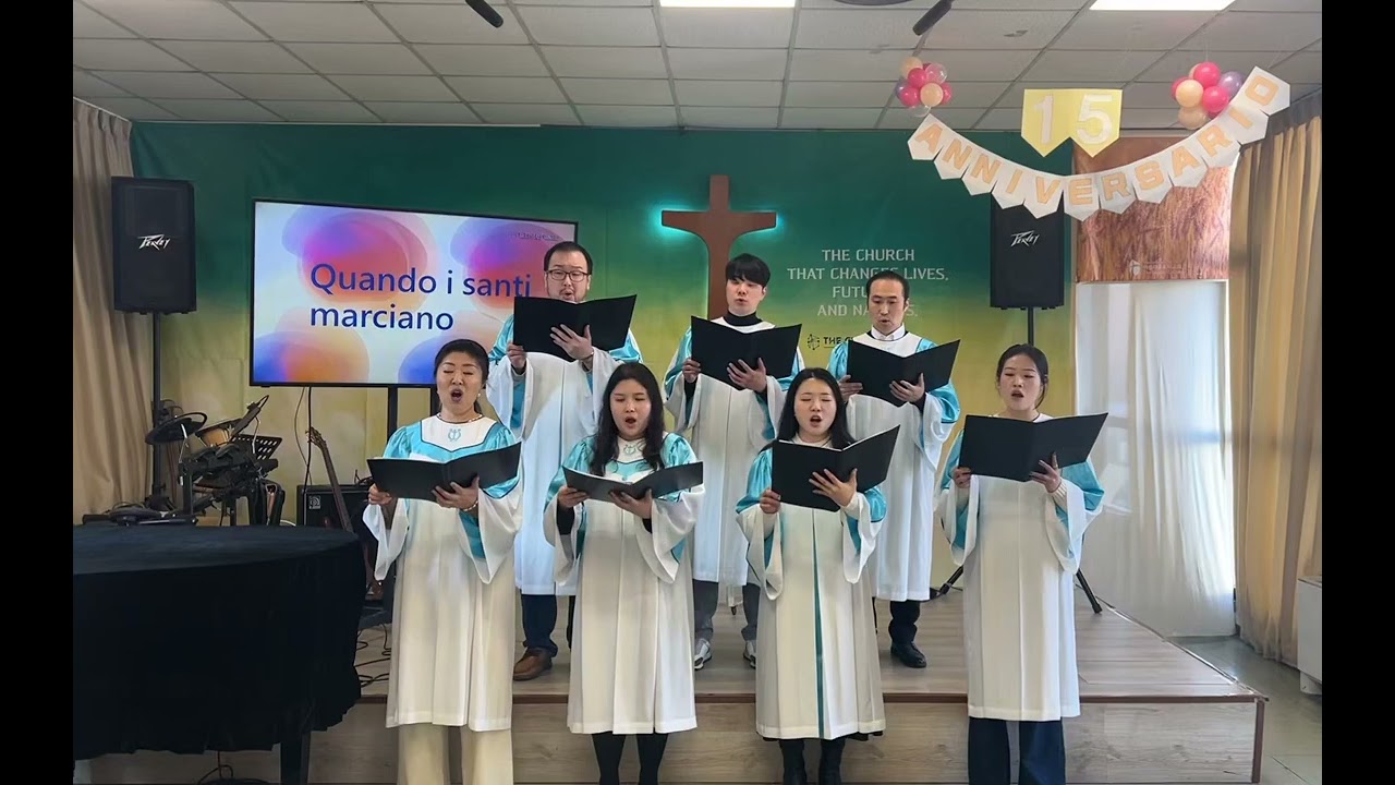 성도들이 행진할때 The Global Church in Milano
