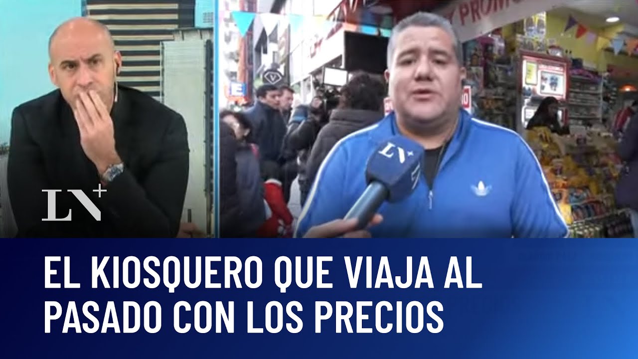 El kiosquero que viaja al pasado con los precios: ofrece 12 productos a precios de 2013