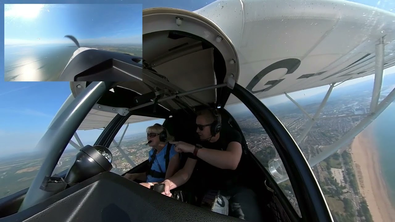 When you take your mum flying...