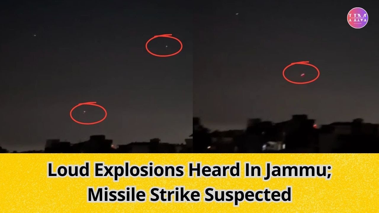 Explosions In Jammu, Jaisalmer; Complete Blackout, Missile Strike Suspected #indianews #jammu #war