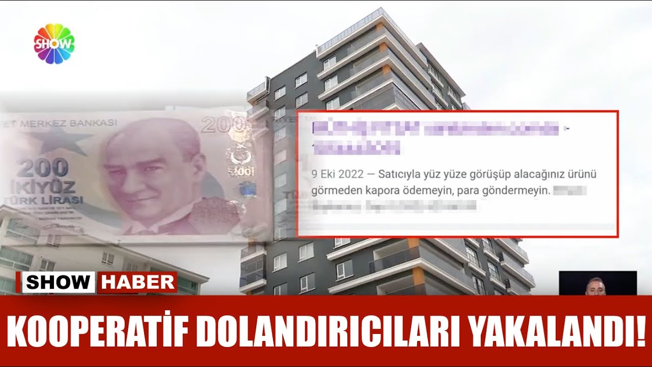 Kooperatif dolandırıcıları yakalandı!