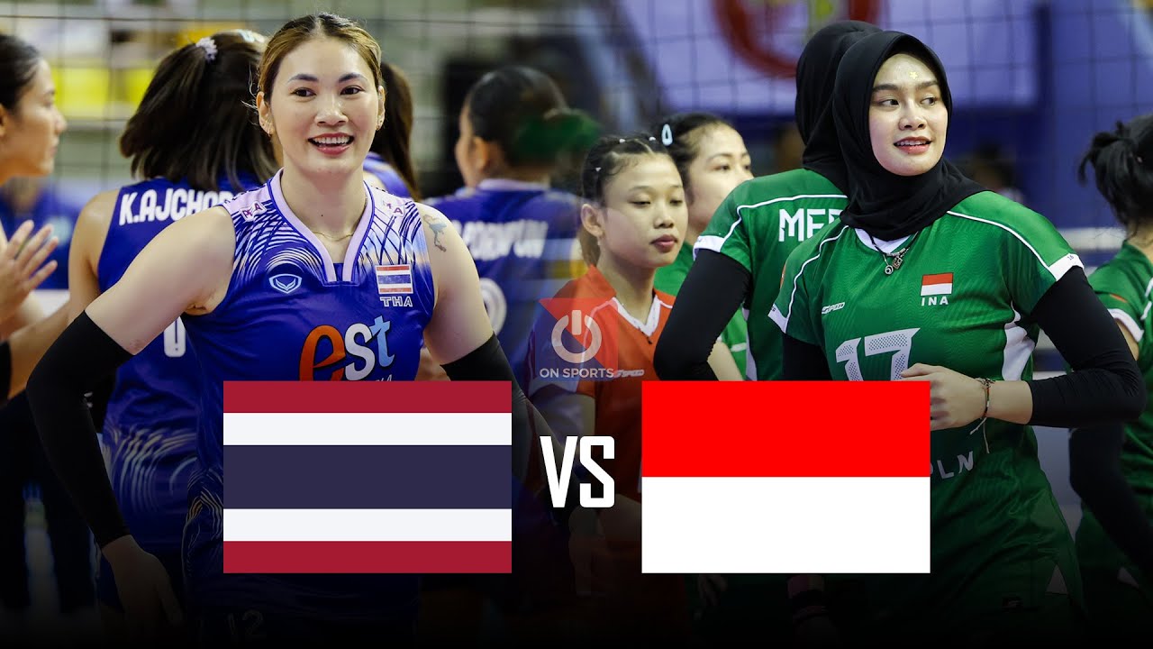 Full HD | Thailand vs. Indonesia | Thatdao Nuekjan vs. Wilda Nurfadhilah Women's ASEAN Volleyball