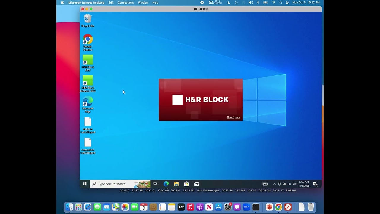 How to transfer HR Block business tax return data to new computer