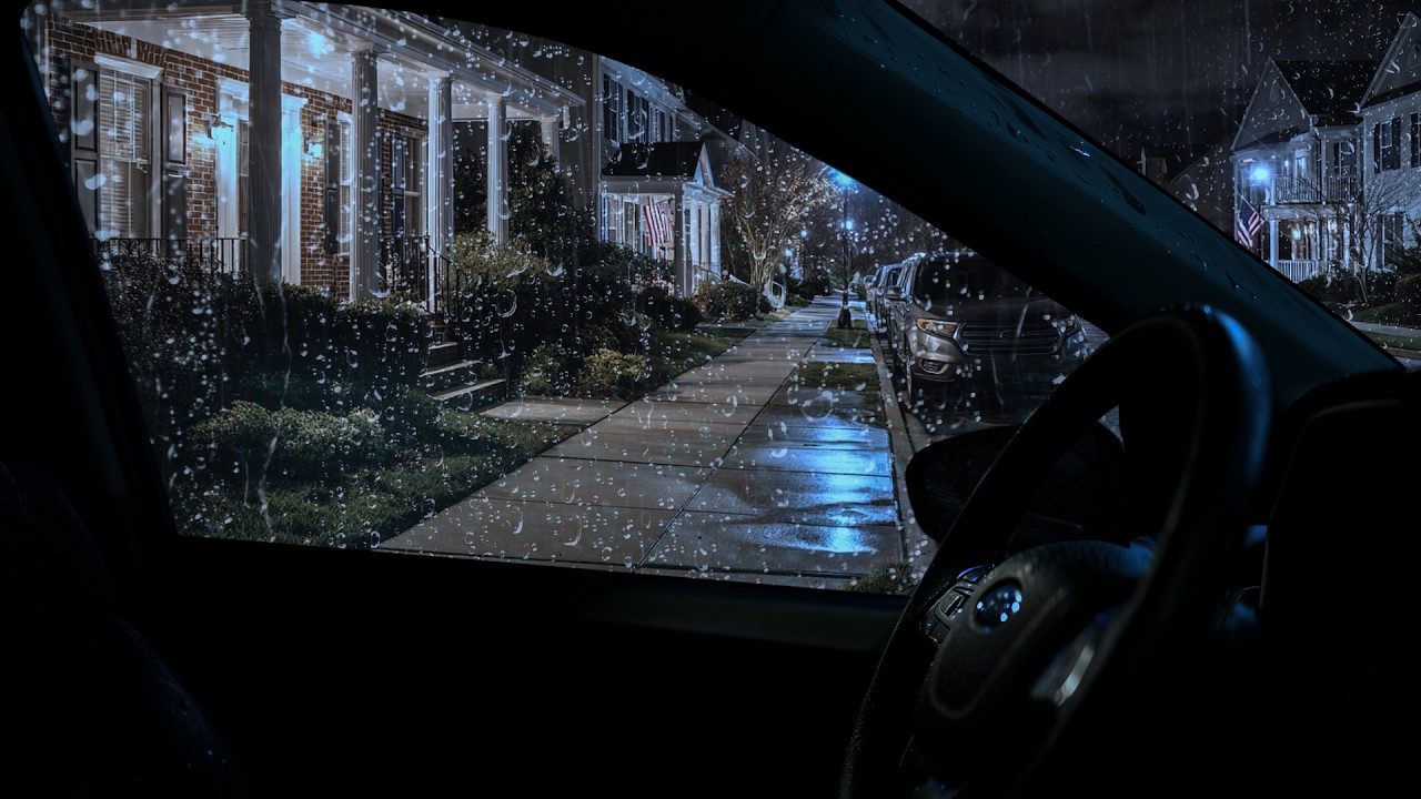 Deep Sleep Heavy Rain on Car Roof - Sleep Instantly, Total Relaxation, Sounds for Calm Anxiety