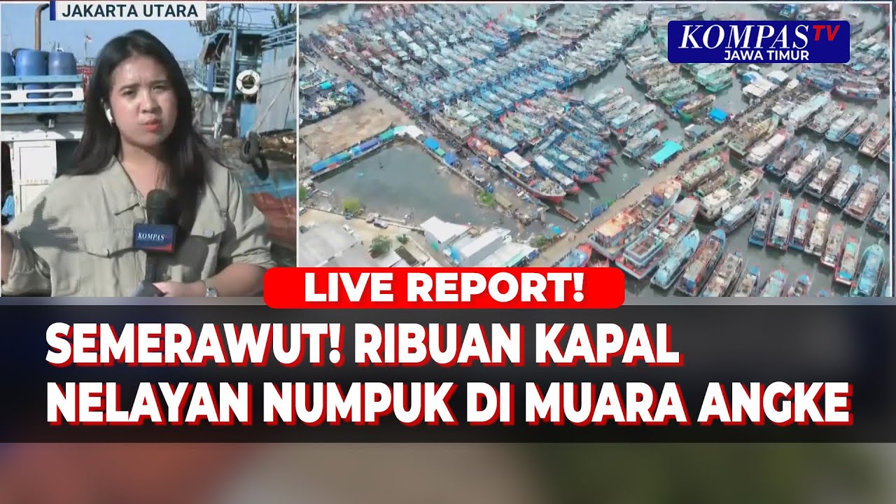 Pantauan Terkini Tumpukan 2 500 Kapal di Muara Angke, Nelayan Keluhkan Tak Bisa Melaut