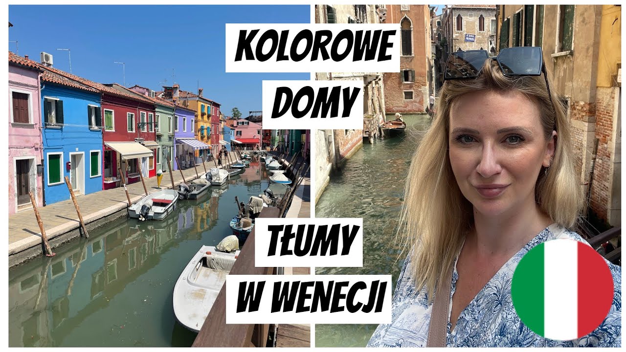 KOLOROWE DOMY  🏘 TŁUMY W WENECJI 🥰