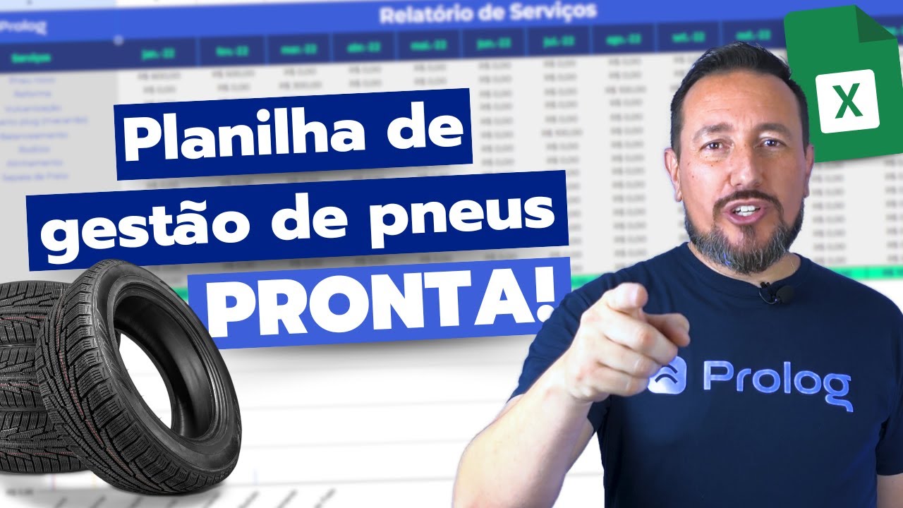 Criando uma planilha de gestão de pneus [Modelo pronto e gratuito]