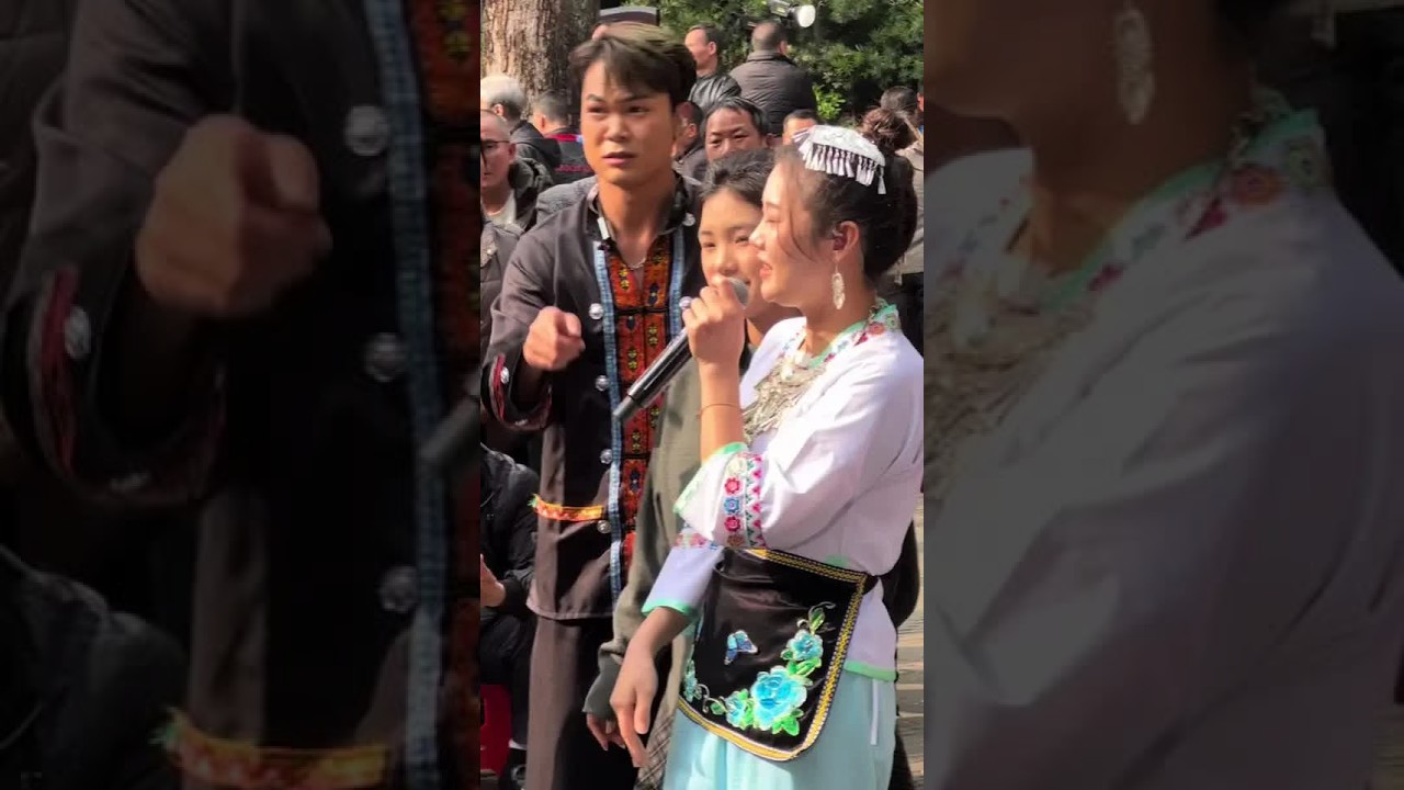 原来是个花罗卜#少数民族风情 #舞台上的民族风情 #非遗文化传承 #山歌热门推送 #鱼峰山公园山歌对唱