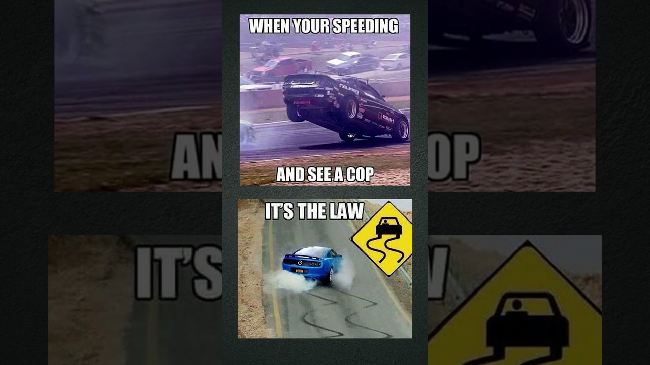 pov: when you see the cops...😅#car #police #memes